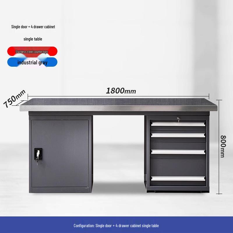 Stainless Steel Heavy Duty Anti-static Workbench for Workshop and Maintenance