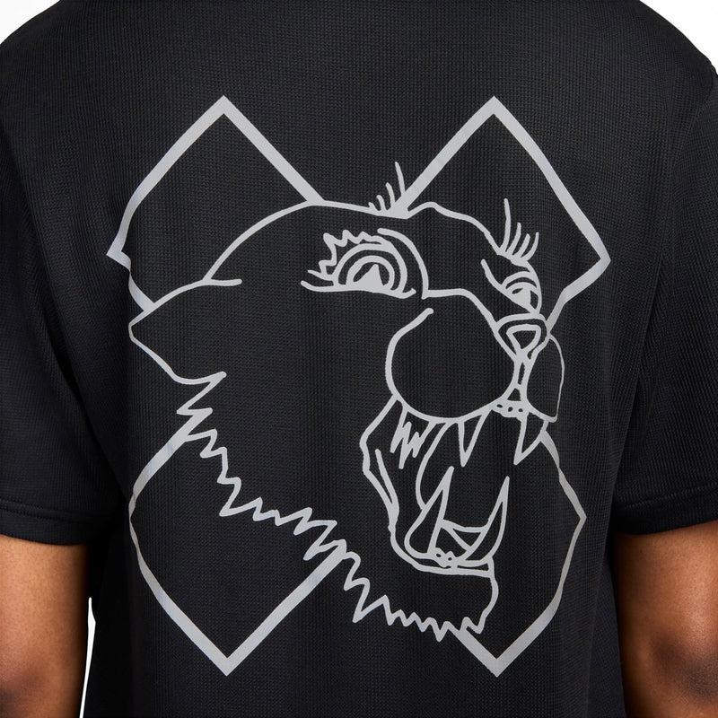 Nike X Patta SS24 Animal Pattern Logo Casual Crew Neck Short-Sleeve T-Shirt Unisex Tops Black FJ3033-010