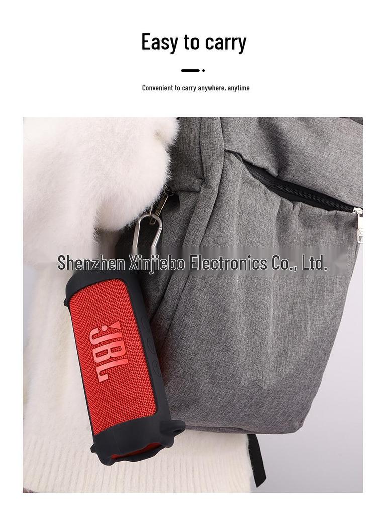 JBL Flip7 Bluetooth Speaker Silicone Protective Case - Portable Anti-drop Kaleidoscope 7 Soft Shell.