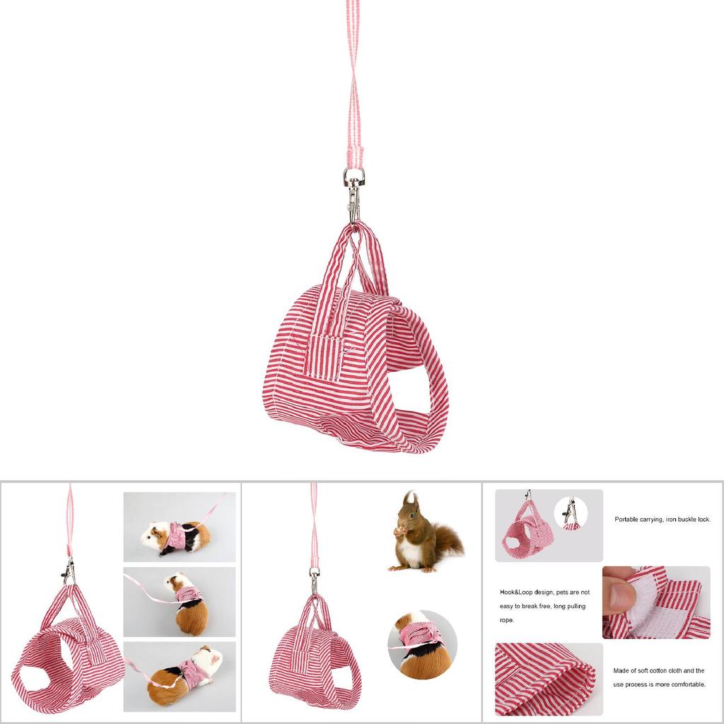 Small Animal Pet Clothes   Guinea   Front Harness Outdoor Pet Vest Harness (S)