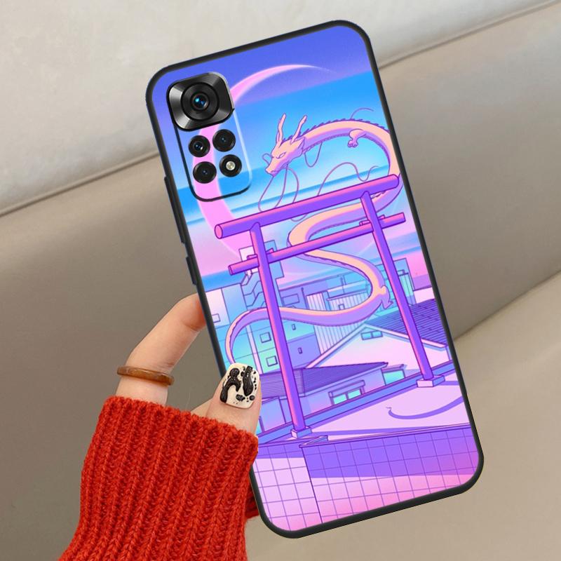 

Pastel Japan Kyoto City Case For Xiaomi Redmi Note 13 12 11 10 14 15 Pro Plus Cover For Redmi 15C 14C 10C 12C 13C 15 Redmi Note 11