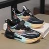 Youth Style Shoes Kids Running Shoes Boys Girls Lightweight Breathable Mesh Sneakers With Hook Loop Fall Winter
