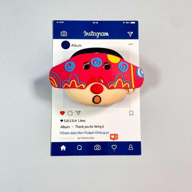 

для Oppoencoair4pro Чехол для наушников Oppoencofree4 Защитный чехол AIR2 Нишевый стиль Силикон R3 Мультяшный Ударопрочный Free3 Мягкий чехол 2pro Tide OPPO Enco R3Pro Mask Azu [Single Shell]]