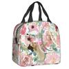 Dance Rhythmic Gymnastics Insulated Lunch Bag for Women Resuable Cooler Thermal Lunch Box Beach Camping Travel