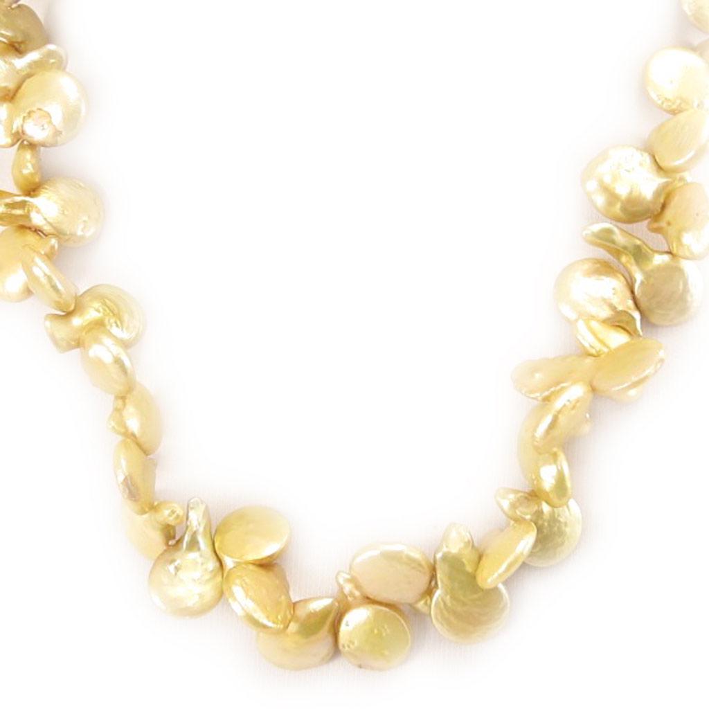 Les Trésors De Lily [C9140] - Gold 'Mineralia' Necklace