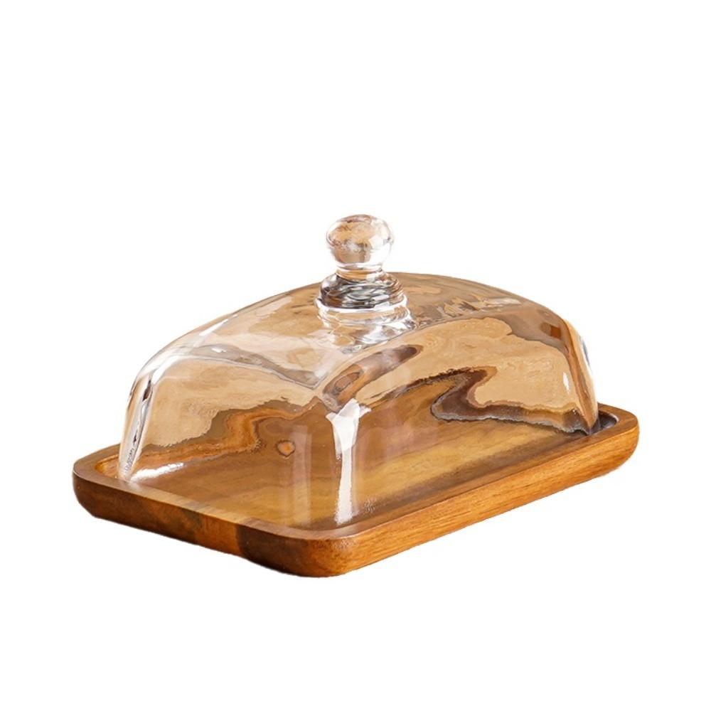 Light Luxury Pastry Stand Rectangular Butter Plates Serving Tray Dessert Plate Hotels