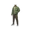 Jordan Essentials Solid Stand Collar Zip-Up Cotton Jacket Men Outerwear Light-Olive-Yellow FB7332-340