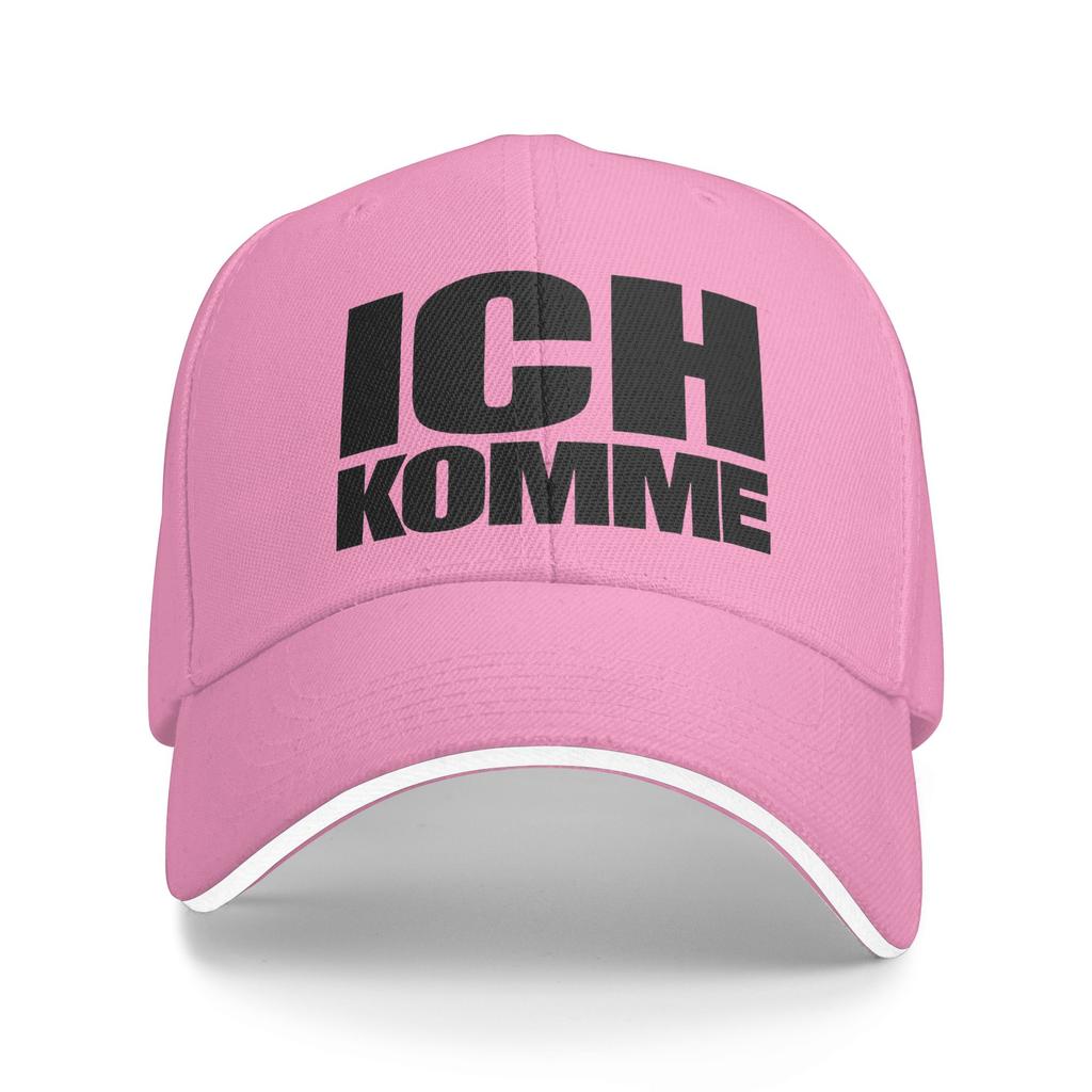 ICH KOMME LOGO Baseball Cap  Unisex Men Design Trucker Hat Summer Casual Running Hippie High Quality Baseball Caps