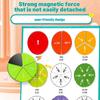 Magnetic Magnetic Fraction Playbook Fraction Teaching Tool  For Elementary Education