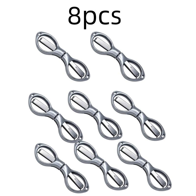 Simple Portable Folding Scissors Solid Color Glasses Shape Paper Cutters Students Handmade DIY Tools School Office Supplies