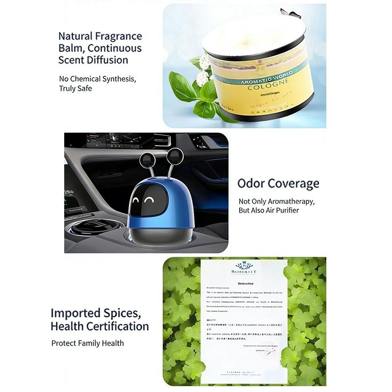 Car Air Freshener Auto Creative Anime Shaking Robot Air Vent Decoration Center Console Outlet Aromatherapy Automotive Interior