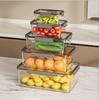 Fresh-keeping Refrigerator Household Rectangular Thickened Sealed Plastic Sealed Fresh-keeping Box Vegetable and Fruit Storage Box