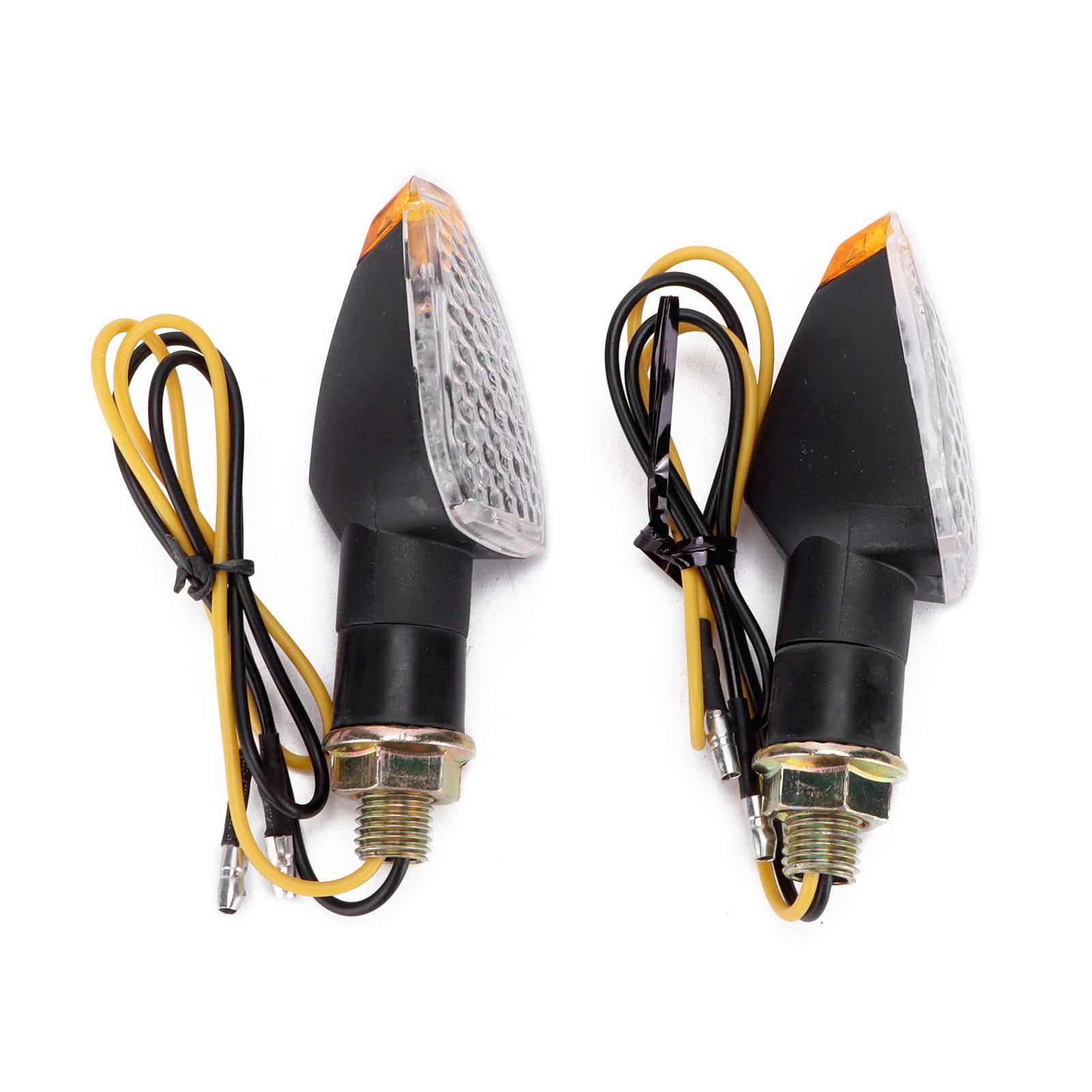 Pair Motorcycle Turn Signal Light 12V LED Waterproof Replacement for PIT Dirt Bike MX