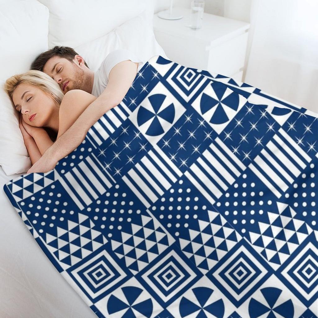 Ndop - Bamileke Inspired Print Throw Blanket Blankets For Sofas Luxury Brand Thermals For Travel Stuffeds Blankets