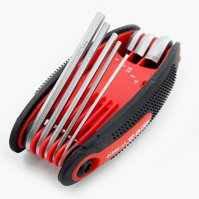 YATO 8-Piece Folding Hex Key Set