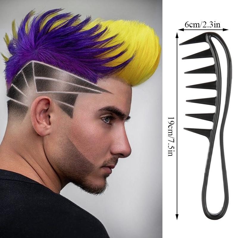 Wide Tooth Shark Plastic Comb Curly Hair Salon Hairdressing Comb Massage For Hair Styling Tool for Curl Hair