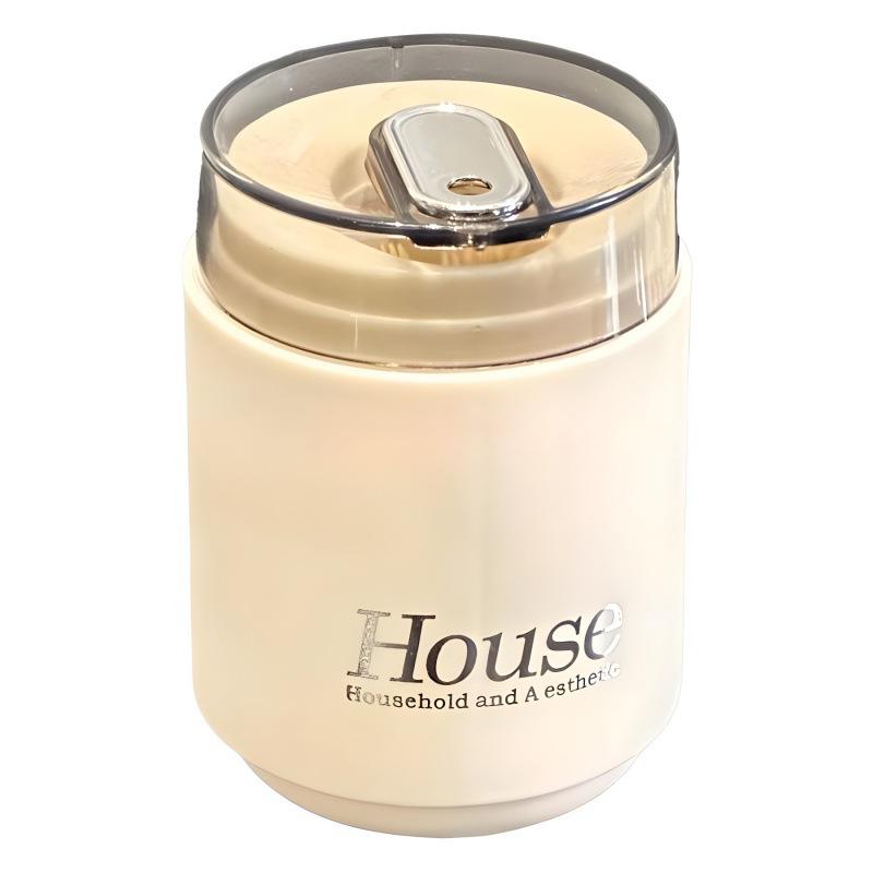 Automatic Pop-up Toothpick Holder: Stylish Cream Design for Home & Luxury Dining