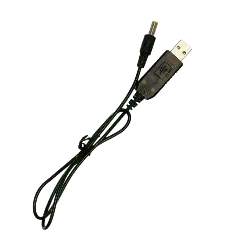 USB zu DC21V Adapterkabel 5V zu 21V Konvertierungs-Boost-Kabel zum Laden von 21V Batteriesystemen Hochwertige Kunststoffkonstruktion