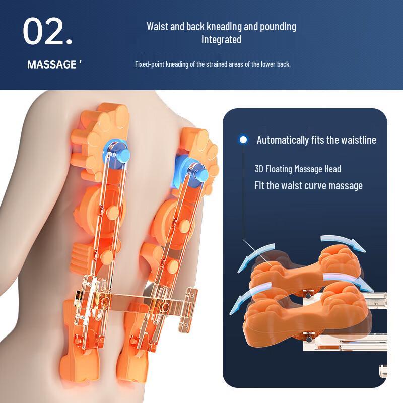 AUX Ganzkörper-Rücken- und Lendenmassagekissen