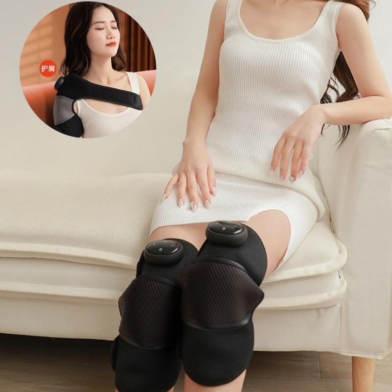 1Pc Electric Heating Knee Pads Self-heating Knee Massager Keep Warm Old Cold Legs Knee Joint Hot Compress Pain Physiotherapy Artifact