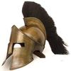 Great King Leonidas Spartan 300 Movie Helmet Fully Functional Medieval Replica Wearable Helmet Black Plum
