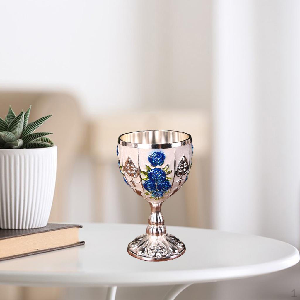 Goblet Embossed Cup Elegnt Drink