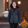 Women's Thick Velvet Hooded Denim Jacket - Autumn/Winter 2025 Chic Casual Top