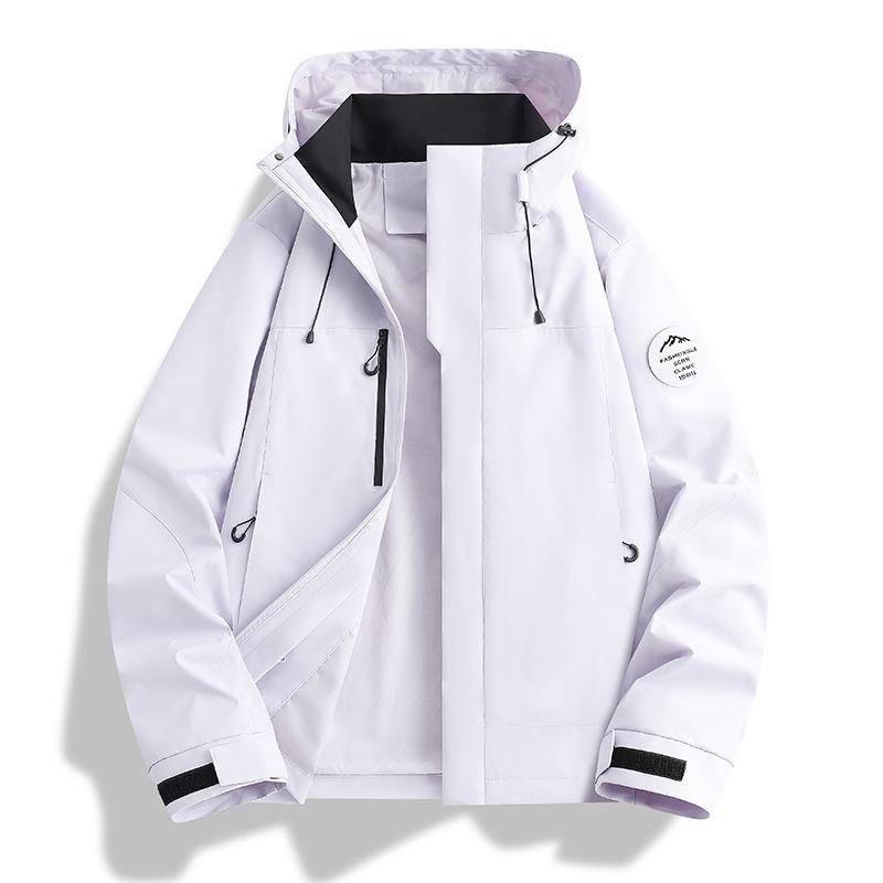 Wasserdichte 3-in-1 Jacke für Damen und Herren: Winddicht, Abnehmbares Fleece-Innenfutter, Arbeitskleidung mit individuellem Logo