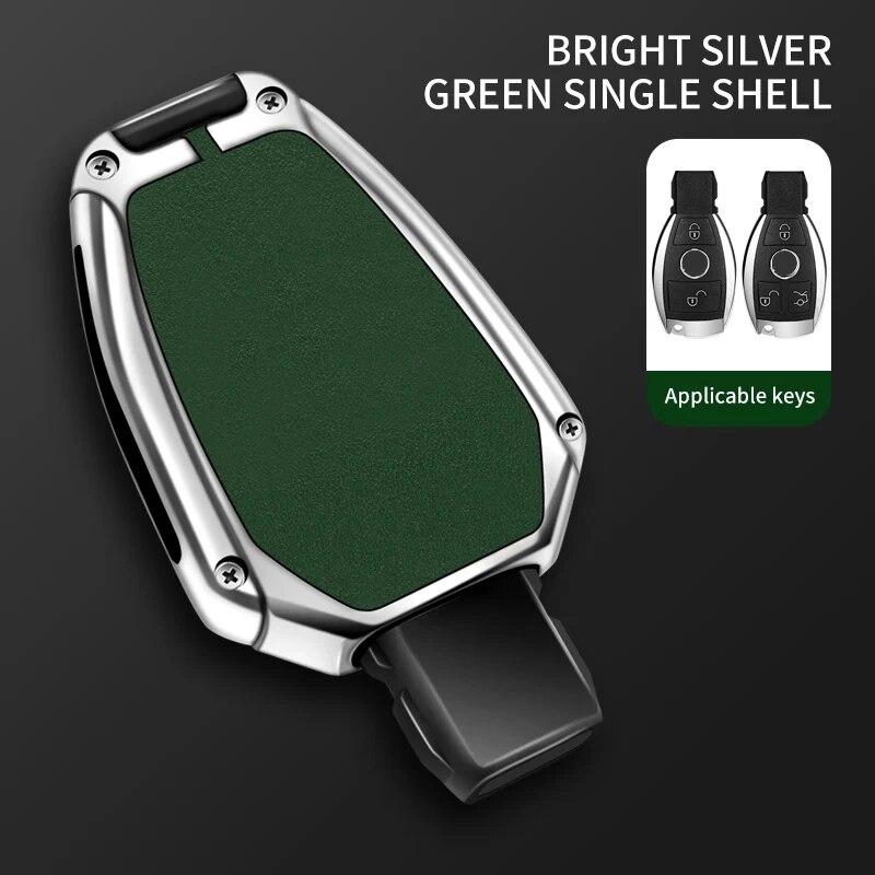 Zinc Alloy Car Remote Key Case Cover Shell Fob for Mercedes Benz A B C E Class GLA CLA GLC CLS W204 W221 W205 W176 W212 W463 AMG