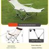 Outdoor Folding Camping Chair with Footrest