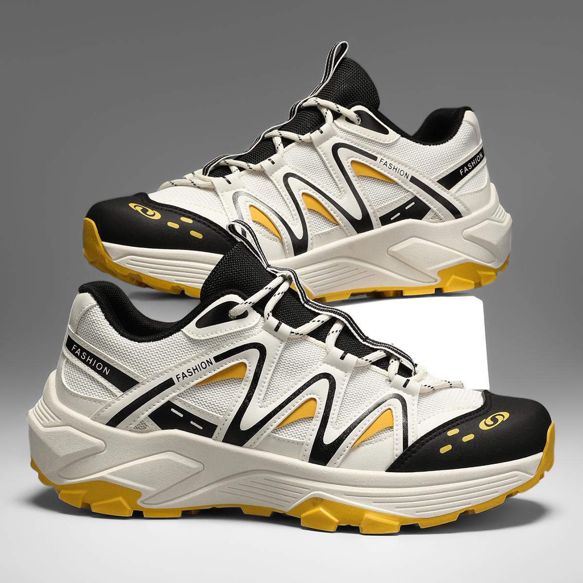 

2025 Чоловічі весняні кросівки для хайкінгу, спортивне взуття для активного відпочинку, мисливське взуття, трендове взуття, кросівки для хайкінгу та крос-кантрі, черевики до щиколотки 39 чорний