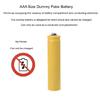 AAA Dummy Fake Battery Setup for Shell 3A LR03 AM4 Size Battery Placeholder Cyli
