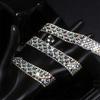1Yard Glass AB Color Self Adhesive Rhinestone Chain Garment Accessories Decorations Trim Rhinestone Trim Strap