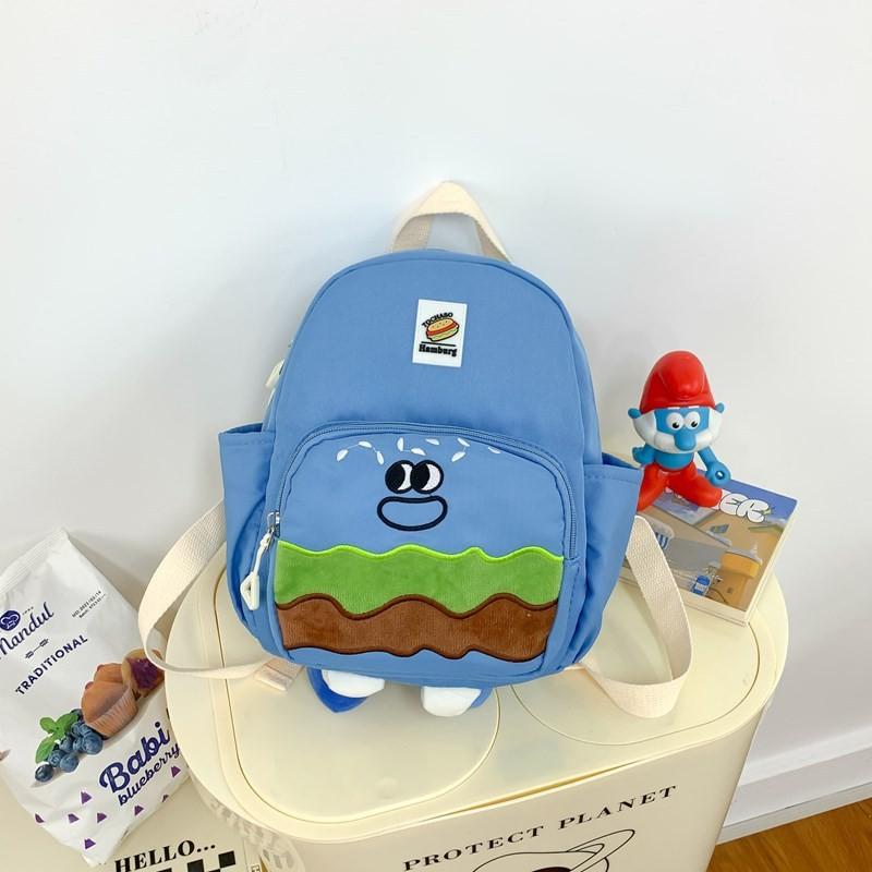 Twin Shoulder Minimalist Bag For Kids Unique Niche Design Cute Unisex Backpack