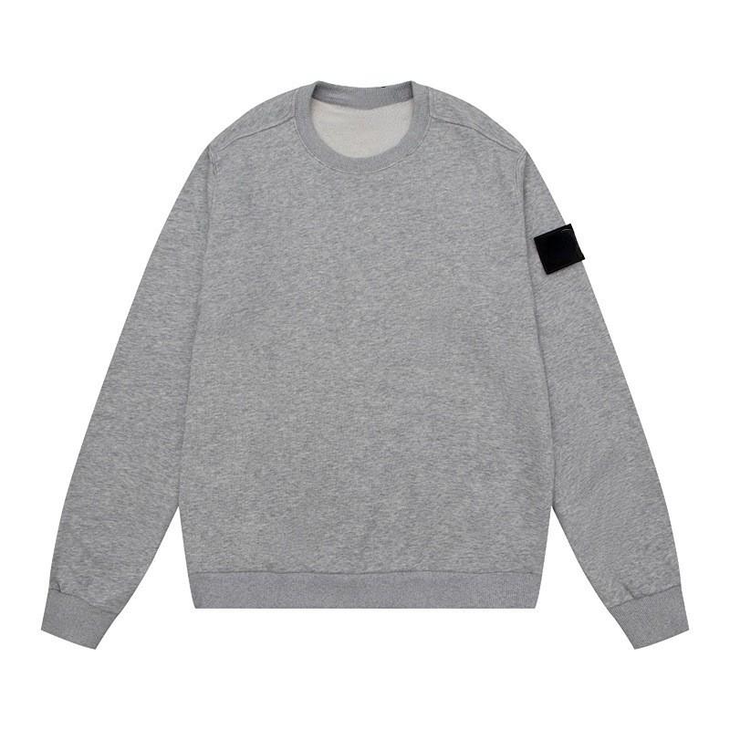 Basic Plain Hooded Sweatshirt Men Women 360g Cotton Loose Fit Casual Streetwear