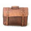 Men's Messenger Laptop Handmade Briefcase Satchel Vintage New Camel Hide