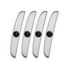 4Pcs Rubber Anti Collision Strip Car Door Rearview Mirror Protector Stickers For Lincoln Navigator MKX Energy Zephyr Corsair MKTyeey5