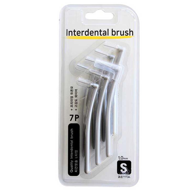 Everyday Interdental Brush L-Type S 1.0mm 7-Pack CH063