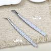 High Precision False Eyelash Tweezers Metal Lashes Extension Tweezer  Miniature Scene Stickers