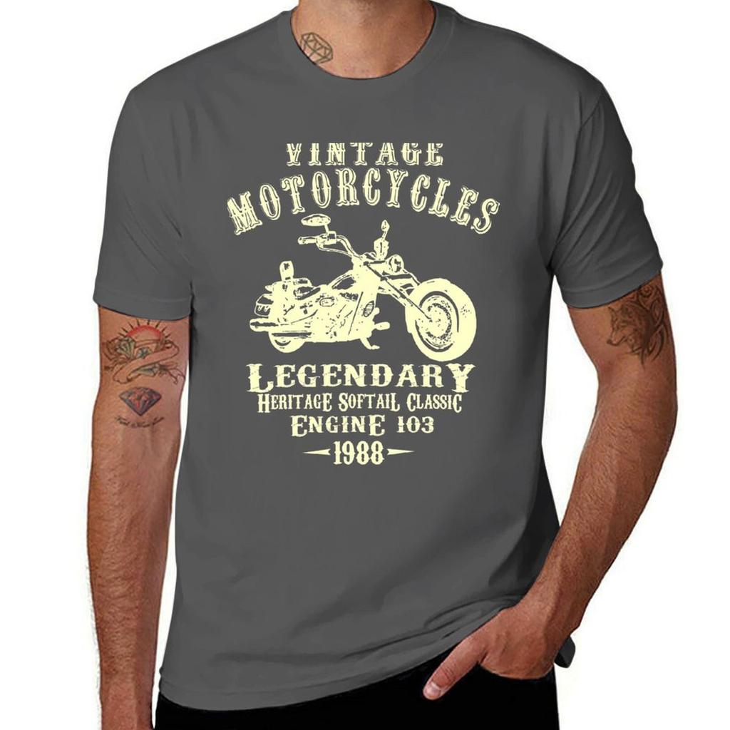 Legendary Classic Motorcycle Tshirt Casual Fashion Print Tee Top