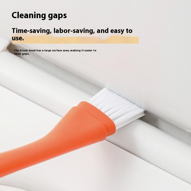Window Groove Cleaning Brush Windows Slot Cleaner For Door Floor Gap Keyboard Brush+Dustpan 2 In 1 Household Cleaning Tools Kit
