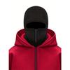 Large Hoodie with Fashionable and Trendy Print Design, Zipper Cardigan for Comfort and Durability