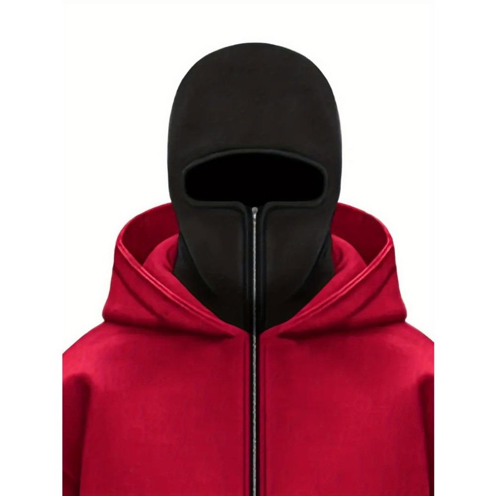 Large Hoodie with Fashionable and Trendy Print Design, Zipper Cardigan for Comfort and Durability