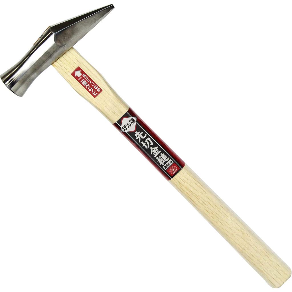 SK11 Stainless Steel Pointed Hammer with Double Wedge, 24mm