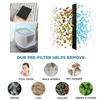 New! 3pcs Pet Activated Carbon Filter Cotton High Adsorption Performance Filter For Cat Litter Boxes