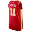 Nike Bedrucktes Logo Rundhals Seitenschlitz Basketballweste Saison 2022-2023 Trae Young Atlanta Hawks Herren Tops Rot CN6326-657
