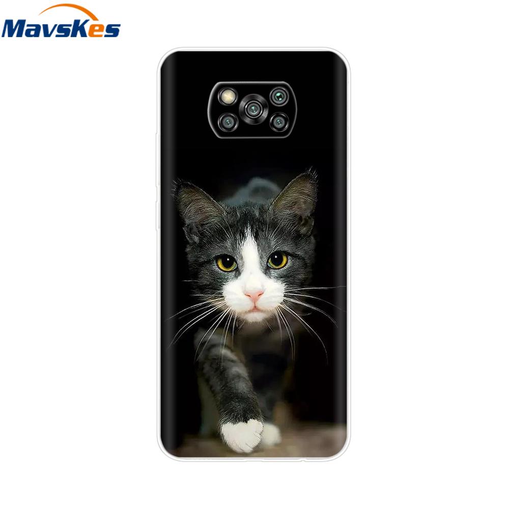 Pour Xiaomi POCO X3 Coque Pour Poco X3 Pro NFC Silicone Souple Arrière Pour Poco X3 POCOX3 X 3 NFC 6.67'' Fundas Coques Coque Pare-chocs