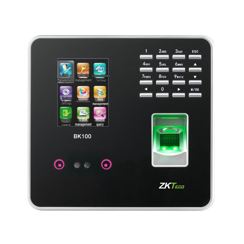 

ZKTECO BK100 Face and Fingerprint Time Attendance Machine CN plug (adapter included)
