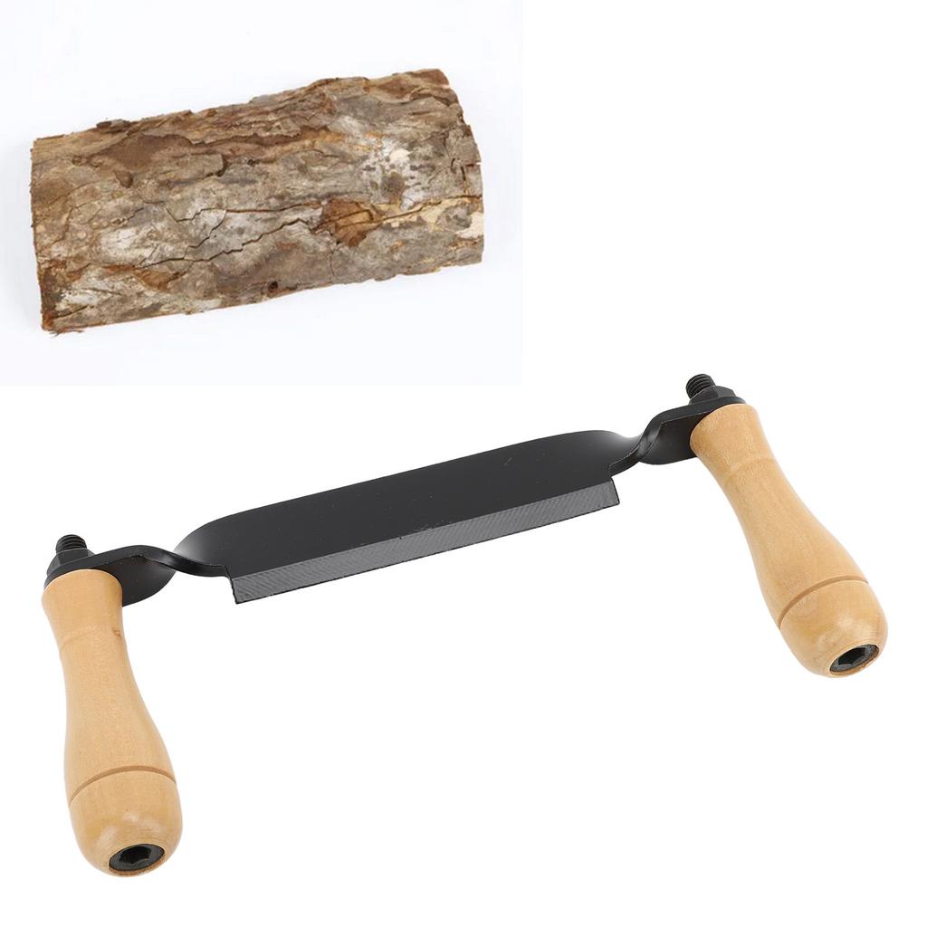 Draw Shave Tool Ergonomic Efficient Comfortable Grip Tree Bark Peeler Tool for Woodworking