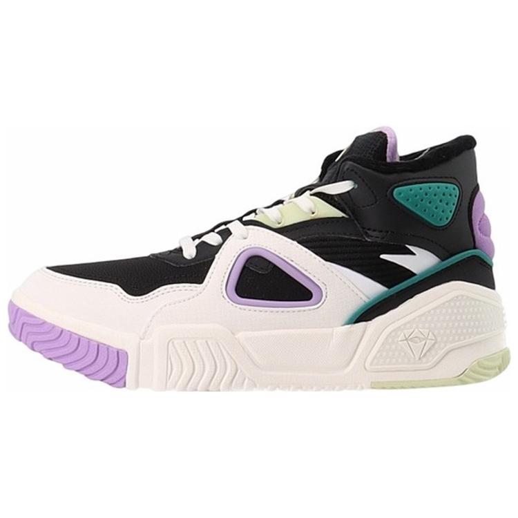 

ANTA Skateboard Shoes Women s High top White/Black/Purple 122148902-2 36